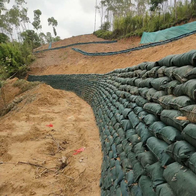 Geobags for Retaining Walls Slope Stabilization Erosion Control Site ...