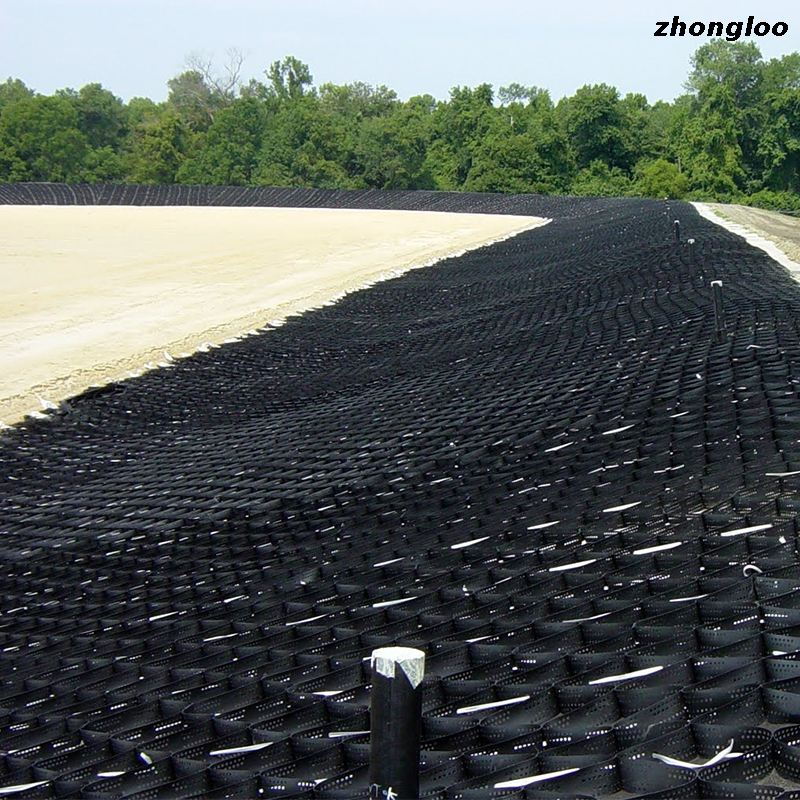 Gravel Stabilizer Hdpe Geocell Factory /Geotech Lattice For Gravel